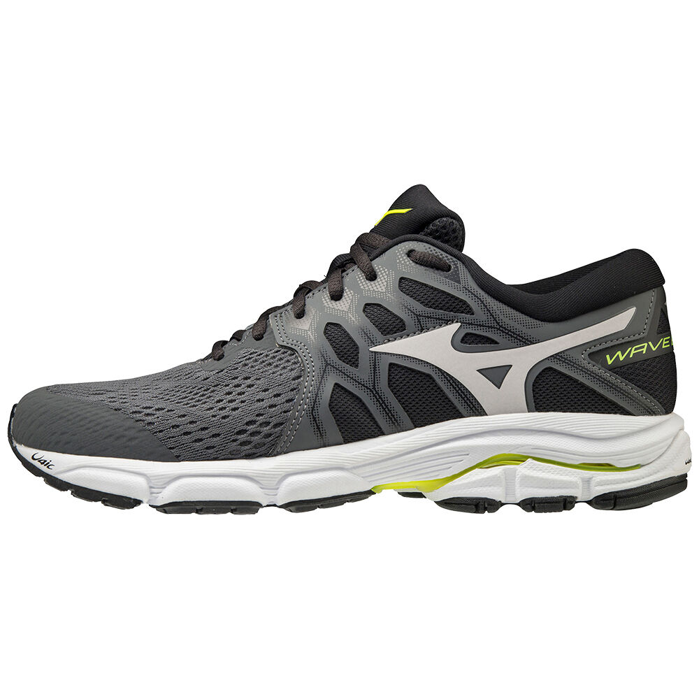 Scarpe Running Mizuno Wave Equate 4 Uomo - Grigie/Gialle - 26809-IRSB